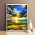 thumbnail image 2 of Luna Pintura Kits Adultos 5D Playa Arte Kits Principiantes DIY Ronda completa de perforación junto al mar Pintura con puntos Inicio Pared 15.75 X 11.81 Inch, 2 of 5