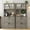 Gray, variant on TROPOW Kitchen Pantry Cabinet, 71" Tall Kitchen Hutch Storage Cabinet with Microwave Stand, Freestanding Buffet Cabinet with Shelves and Glass Doors for Home Dining Room, Grey
