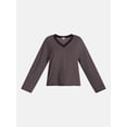 thumbnail image 6 of Scenario Women's and Women's Plus Relaxed Tee with Long Sleeves, Sizes XS-4X, 6 of 6