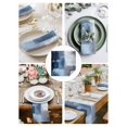 thumbnail image 4 of Cloth Napkins Set of 8 - 20x20 Inches, Navy Blue Grey Washable Reusable Table Napkins, Modern Ombre Oil Painted Abstract Art Soft & Absortbent Dining Napkin for Party Wedding Hotel Restaurant, 4 of 8
