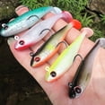 thumbnail image 3 of 5 Pcs Hameçon Simple Queue en T Leurre de Pêche Plomb Jig Tête Bionic, 3 of 8
