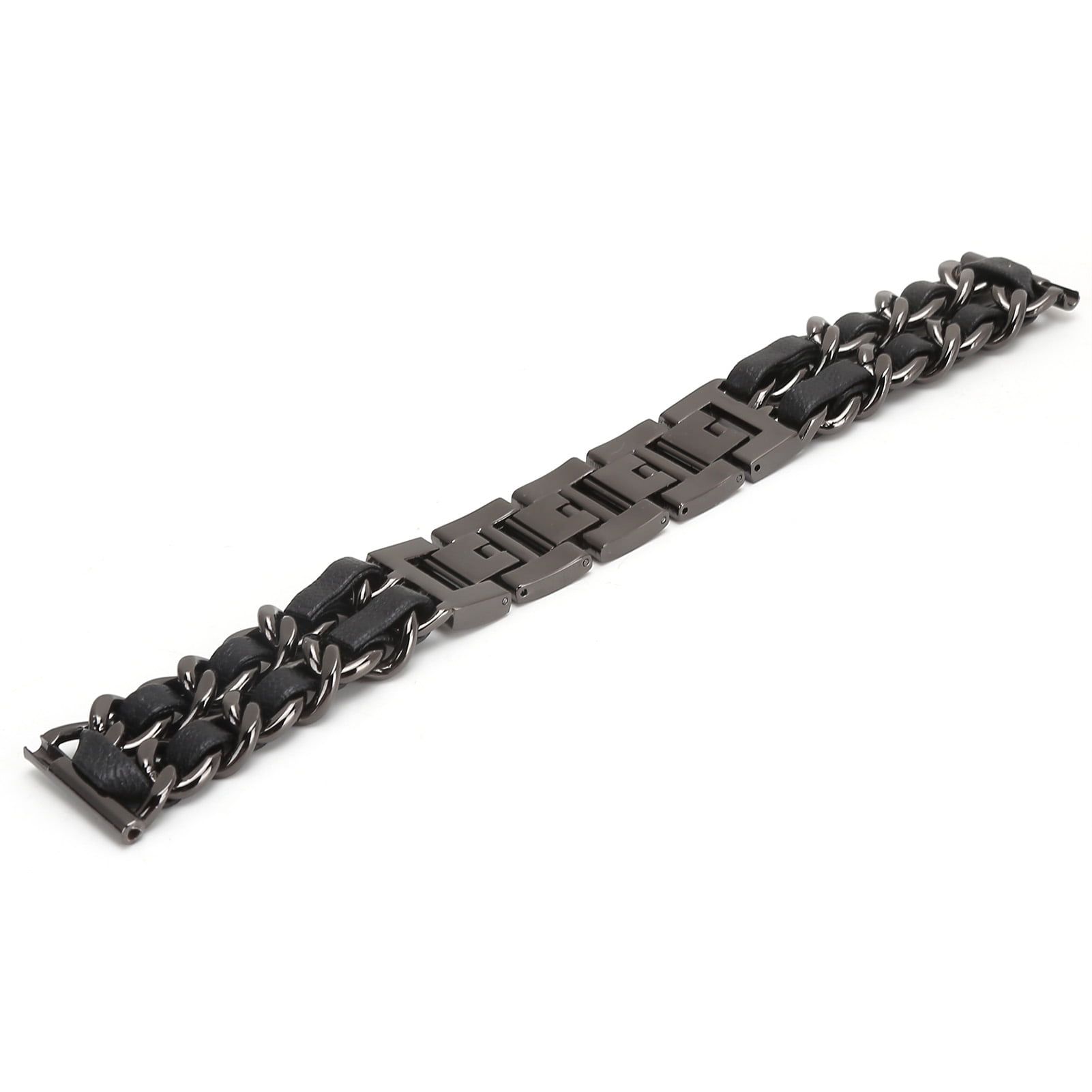 22mm Watch Strap Metal Double Chain Replacement Band Compatible For Watch 22mm Walmart