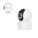 thumbnail image 4 of Cámara de seguridad IP WiFi de 2 MP, cámara HD a todo color, audio bidireccional, monitor WIFI inalámbrico, enchufe de EE. UU., 4 of 8