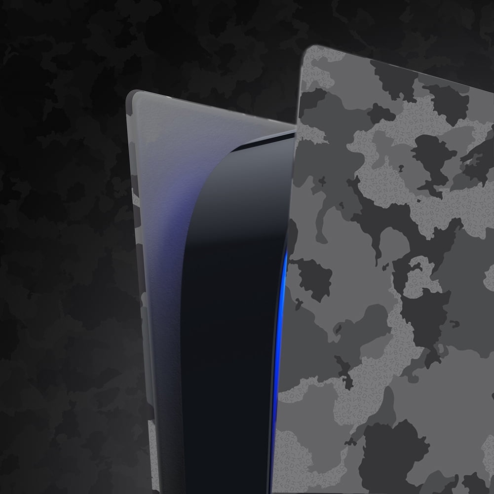 Yucurem Camouflage Game Console Cover Host Protective Shell for PS5 Console Disc Version