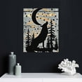 thumbnail image 5 of Nawypu Vintage Wood Forest Wolf Wall Art Canvas Farmhouse Adventure Theme Prints Decor For Home Bedroom Campsite RV, Gift For Camper Adventure Lovers, 5 of 5