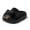 Black, variant on Women Men Thick Platform Slippers Sandals Height Increasing -On EVA Flock Checkered Footwear Home Indoor Daily Wear with Anti- Cat Outsole Beige 8.5