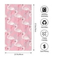 thumbnail image 4 of Disketp Pink Flamingo Print Bathroom Towels,Cotton Towel,Soft Towels For Kitchen And Bath, 4 of 9