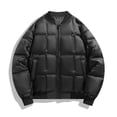 thumbnail image 1 of Lovzfmll Men's Quilted Jacket Stand Collar Zip Up Lightweight Puffer Black, 3XL, 1 of 8
