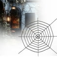 thumbnail image 2 of ​​GiLiling Giant Round Spider Web Halloween Rope Prop Set​​ | Realistic Outdoor/Indoor Decor for Yard Displays, Interactive Trick-or-Treat Scene Creation, and Spooky Atmosphere Enhancement, 2 of 4