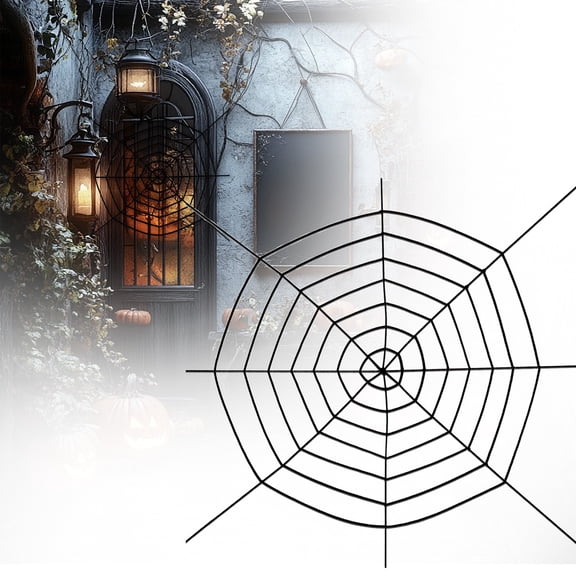 Clearance Event & Party under $10,Halloween Decoration Giant Round For House Trick Or Indoor Outdoor Yard Garden Realistic Scary String Rope Props