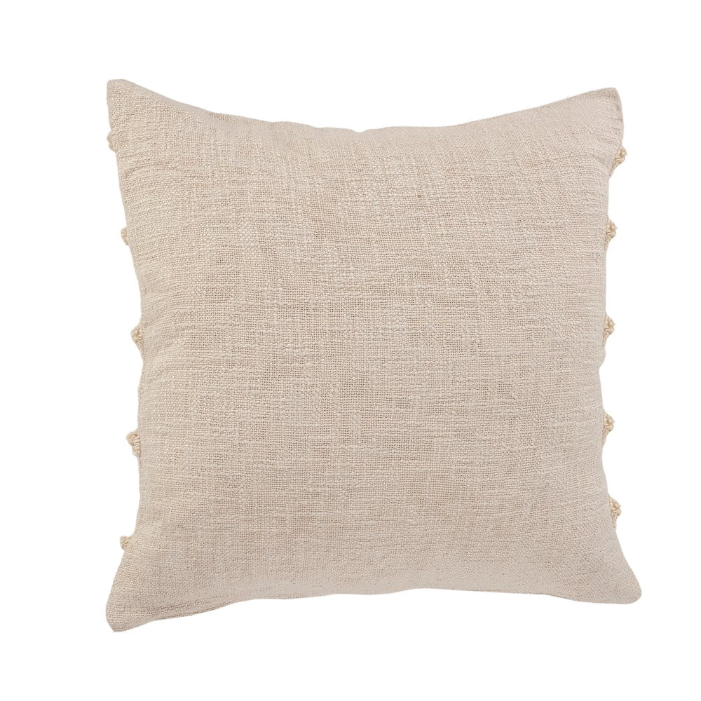 LR Home Rory Cotton Pillow Set of 4 in Beige, 20" x 20"