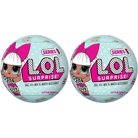 LOL Surprise Lil Outrageous Littles Series 1 Dolls LOT of 2 Mystery Packs