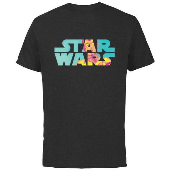 Star Wars Logo Fashion Style Summer C-3PO - Short Sleeve Cotton T-Shirt for Adults - Customized-Black