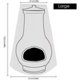 thumbnail image 4 of Outdoor Fireplace Garden Patio Barbecue Dust Pan Waterproof Protection Cooking Grill, 4 of 5