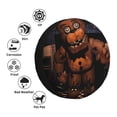 thumbnail image 4 of Saiise Five Nights At Freddy'S Print Rv Spare Tire Cover Wheel Tire Cover for Travel Trailers Protectors Weatherproof Dust-Proof for Camper Trailer Truck SUV Rv Universal-15 inch, 4 of 8
