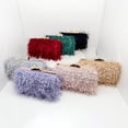 thumbnail image 4 of Simple Tassels Clutch Purses Party Purse Fashion Handbag Ladies Evening Bags, 4 of 20