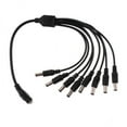 thumbnail image 1 of Cable divisor de puerto de 4x8 CCTV Security Camera de seguridad DC 12V Cable adaptador de alimentación de 12V Cable 6 piezas, 1 of 8