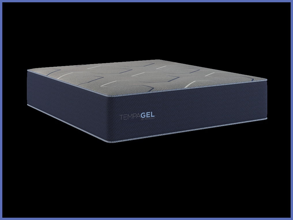 Twin Extra Long Restonic TempaGel Memory Foam Mattress with Dual Cooling & Marvelous Middle Support