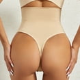 thumbnail image 2 of Control Thong Shapewear For Women Seamless Shaping Thong Underwear High Waist Body Panties Bikini Briefs for Women Pack French Cut Underwear for Women Underpants for Women plus Size 20 for 25 Panties, 2 of 7