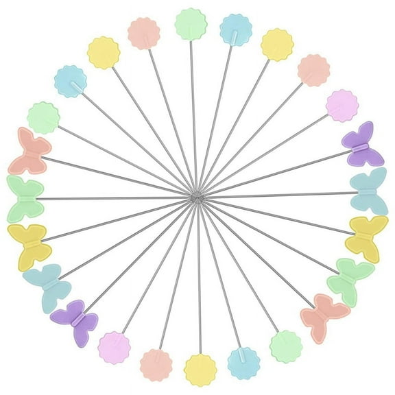 400 Pcs Multicolor Flat Straight Pin, Sewing Pins Straight