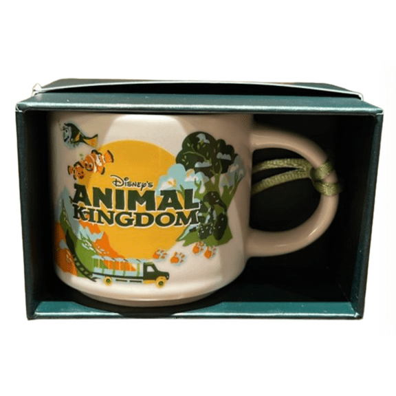 Disney Parks Starbucks Discovery Series Animal Kingdom Ornament Mug New with Box