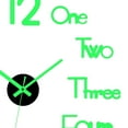 thumbnail image 3 of Reloj de pared luminoso 3D DIY relojes de pared sin marco silencioso para cocina 1 Zulema Reloj de pared luminoso, 3 of 8