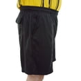 thumbnail image 4 of Mens Premium Drawstring Referee Shorts | Black Soccer Shorts for officials - Black CA6025 3XL, 4 of 4
