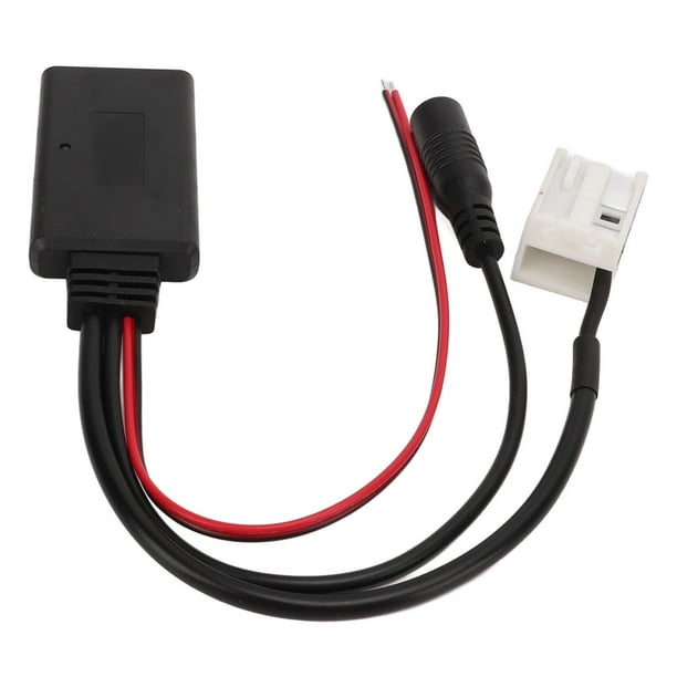 Adaptador De Audio, Instalación Simple Y Confiable Adaptador De Cable Auxiliar Bluetooth 5.0 Profesional Con Micrófono Para Automóvil