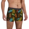 thumbnail image 5 of Men's Boxer Briefs, vintage Light Bulb Pattern a Soft Comfy Mens Underwear Boxer Briefs Breathable With Widen Waist, 5 of 7