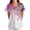 Light Purple, variant on 2026 Women's Scrubs Top Floral Print V-Neck Scrub Nursing Tunic Medical Uniform Short Sleeve Tee Tops Workwear with Pockets S-5XL