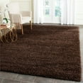 thumbnail image 4 of SAFAVIEH Santa Monica Chelsey Solid Shag Area Rug, Brown, 5'3" x 7'6", 4 of 8
