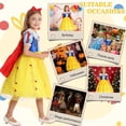 thumbnail image 4 of Marendyee Princess Dress Costume Birthday Halloween Cosplay Party with Accessories 3-4 Years, 4 of 19