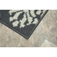 thumbnail image 4 of Garland Rug Americana Le Fleur 4 ft. x 6 ft. Indoor/Outdoor Area Rug Cinder Gray/Ivory, 4 of 4