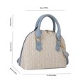 thumbnail image 3 of Bolsos cruzados de verano Bolsos casuales tejidos a mano Elegantes para viajar (Azul) Tmvgtek Para Estrenar, 3 of 9