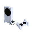 thumbnail image 2 of Soporte De Refrigeración Vertical Disipador De Calor Vertical Base De Soporte De Alto Rendimiento Con 2 Ventiladores 3 Puertos Usb Para Consolas De Juegos Xbox Series S Vogacara EL009392-00, 2 of 5