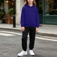 thumbnail image 4 of Boys Tracksuit Lightweight Pullover Hoodie and Drawstring Jogger Pants Matching Set, Casual Spring Fall Sport Outfit for Toddler Teen Boys 1-15 Years, 4 of 6