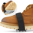 thumbnail image 4 of Pinza Para Hielo, Tacos Antideslizantes De Tracción Para Hielo, Gancho De Acero Inoxidable Y Patrón De Banda Elástica Ajustable, 4 Piezas Para Escalar, 4 of 8