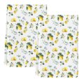 thumbnail image 2 of Summer Lemon Kitchen Towels Set of 2, Rustic Fruits Leaves Pastoral Flower Plants Absorbent Dish Towels for Kitchen, Microfiber Hand Towel, Quick Drying Tea Towel for Cleaning Decorative Dishcloths, 2 of 7