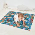 thumbnail image 2 of Basset Hound Dog and Flower-1 Blanket,Comfortable Soft Flannel Throw Blanket,All Season,Warm Lightweight Blankets for Sofa Bed Couch Living Room Chair,30"x40", 2 of 4