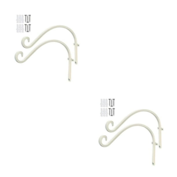Soporte para plantas Toystoory Maceta colgante innovadora 2 piezas blanco 12 pulgadas