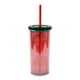 thumbnail image 2 of Vaso de plástico con forma de saludo navideño de Papá Noel de Coca-Cola con tapa resistente a derrames y pajita reutilizable, con capacidad para 20 onzas, 2 of 9