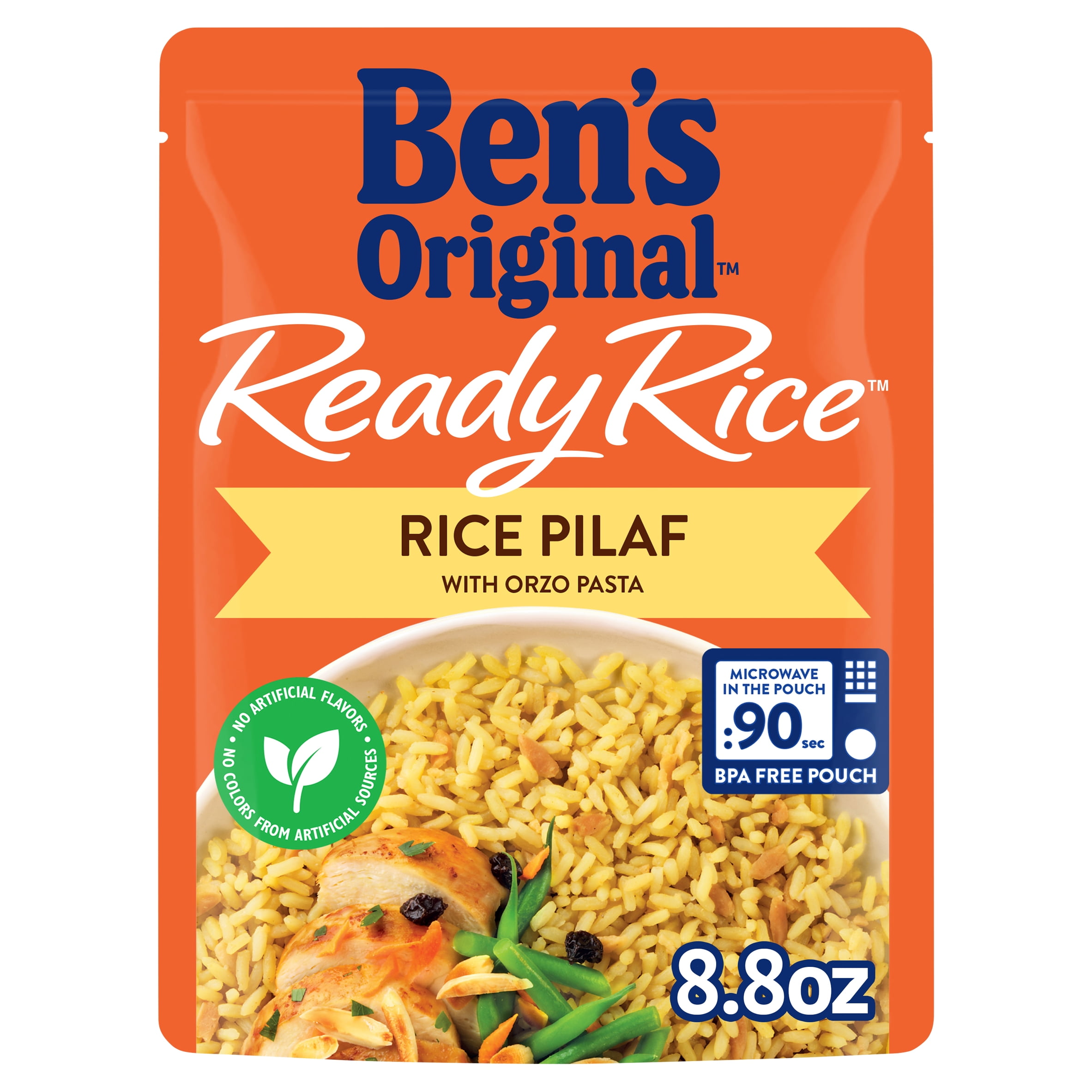 BEN'S ORIGINAL™ READY RICE™, Rice Pilaf, 8.8 oz. pouch