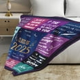 thumbnail image 4 of Graduation Gifts Blanket 50x60, Class of 2025 Blanket for Her, 2025 College High School Graduation Gifts for Him Her Women Men Senior 2025 Gifts Blanket 2025 Graduation Decorations Blankets, 4 of 6