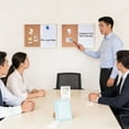 thumbnail image 5 of NWOKYZGH 2pc Magnetic Whiteboard Cork Board Combination Memorandum Board Suitable for office Home Student Photo Display Board 5ml, 5 of 7