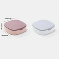 thumbnail image 1 of VONKY Portable Mini Jewelry Box Organizer Household Jewelries Case with Mirror Lipsticks Multi Grids Storage Containers Pink Purple 1Set, 1 of 6