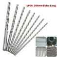 thumbnail image 5 of 200Mm Extra Long High Speed Steel Hss Drill Bits For Metal Drilling 2-10Mm, 5 of 5