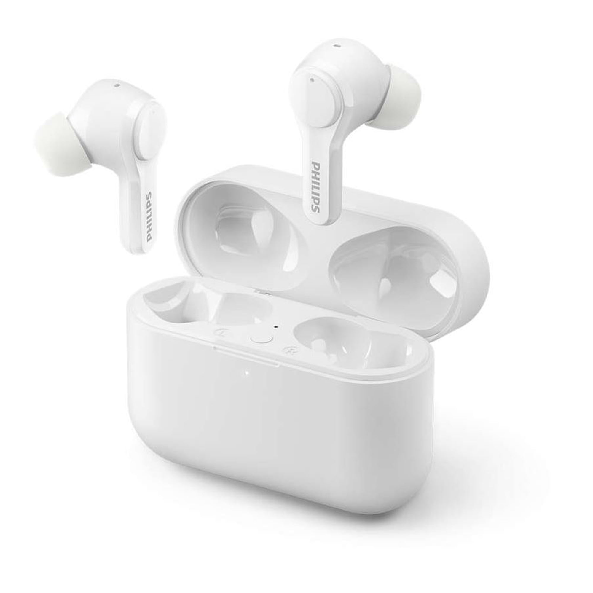 nut out of service Inflate Philips T3217 True Wireless Headphones with Dual-Mic Environmental Noise  Cancellation and IPX5 Water Resistance, White - Walmart.com