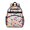Colorful Butterfly Pattern, variant on Colorful Butterfly Pattern Cute School Backpack Bag for School with Padded Back and Adjustable Shoulder Straps 15.25"x11.5"x5.25"