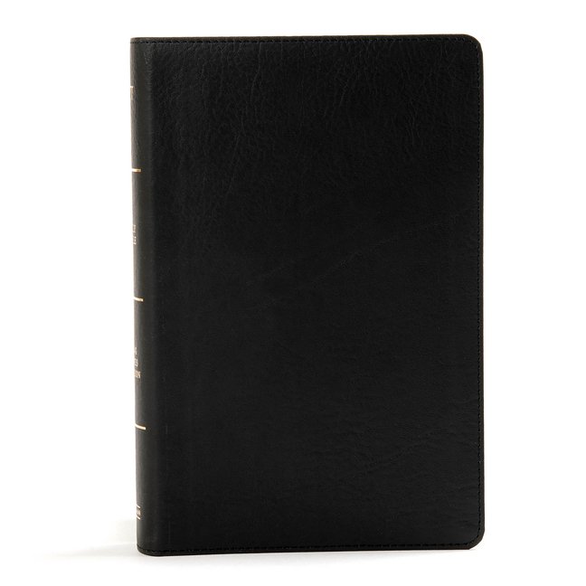 KJV Large Print Personal Size Reference Bible Black Leathertouch (Hardcover)