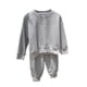 thumbnail image 4 of Conjuntos de blusas y camisas de cuello redondo y manga larga para niños y niñas, sudaderas de manga larga, sudaderas de manga larga, conjunto de top y pantalón para conjuntos deportivos casuales, con, 4 of 4